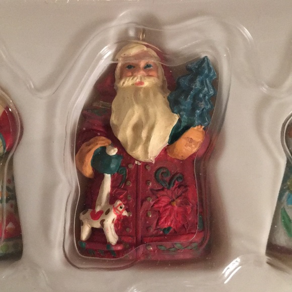 NIB 2006 Santas From Around The World Miniature Collection Hallmark Ornaments - Picture 5 of 11